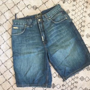 LRG Lr Geans Blue Denim Jean Shorts